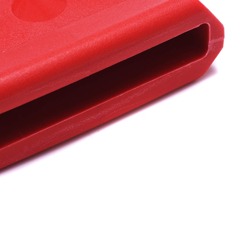 DOMG Jam Block, Plastic Musical Percussion Block, Latin Drum Instrument, Red - Image 4